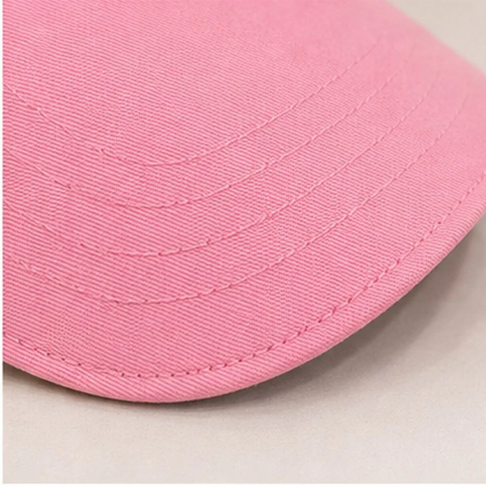 ALO Yoga Pink Studio Open Top Visor Hat Sporty